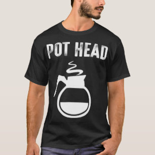 Camiseta Coffee T Pot Head Coffee Hombres Mujeres