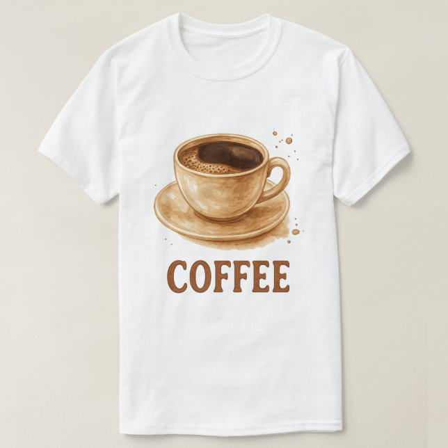 Camiseta Coffee T-SHIRT trending design  (Diseño del anverso)