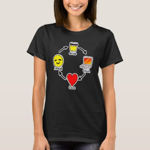 Camiseta Coffee Teach Love Repetir la cita