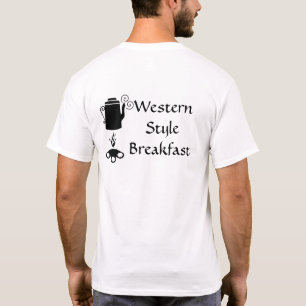 Camiseta Coffee the Western Style Breakfast T-Shirt