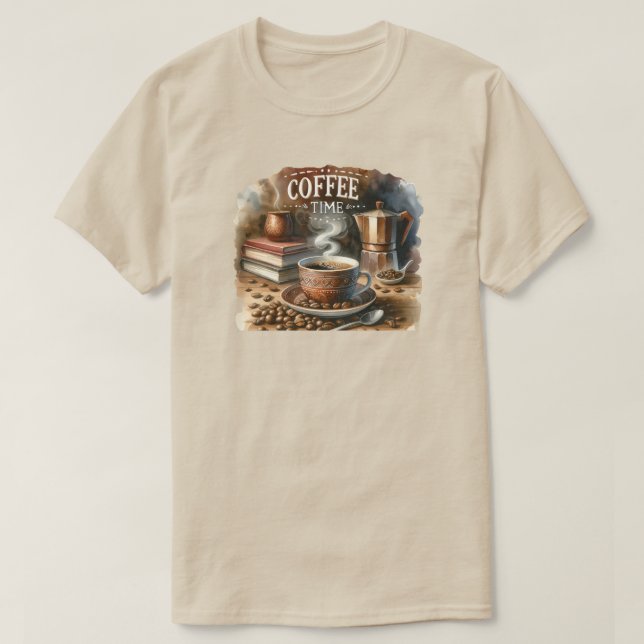 Camiseta Coffee Time T-Shirt (Diseño del anverso)
