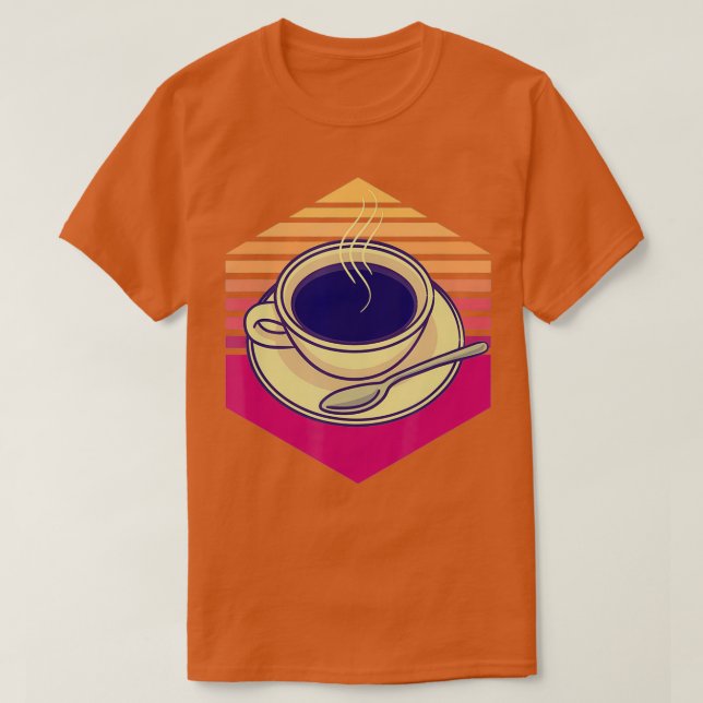 Camiseta Coffee Vintage Barista (Diseño del anverso)