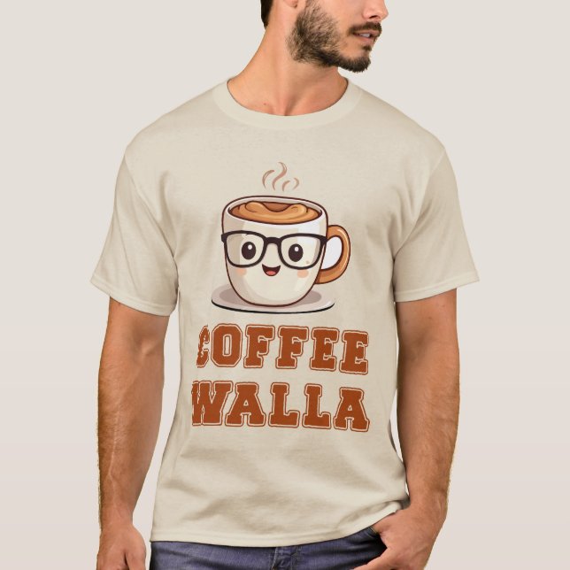 CAMISETA COFFEE WALLA (Anverso)