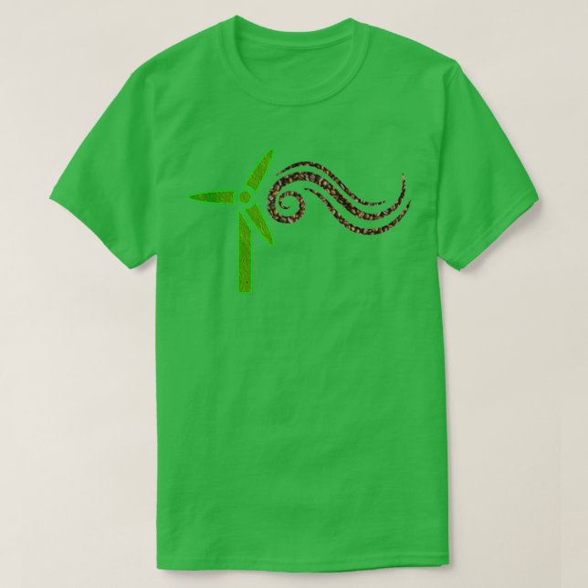 Camiseta Coffee Wind Energy (Diseño del anverso)