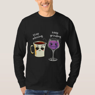 Camiseta Coffee Wine Couples Romántico