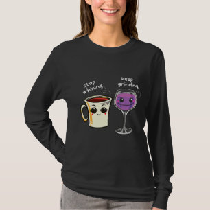 Camiseta Coffee Wine Couples Romántico