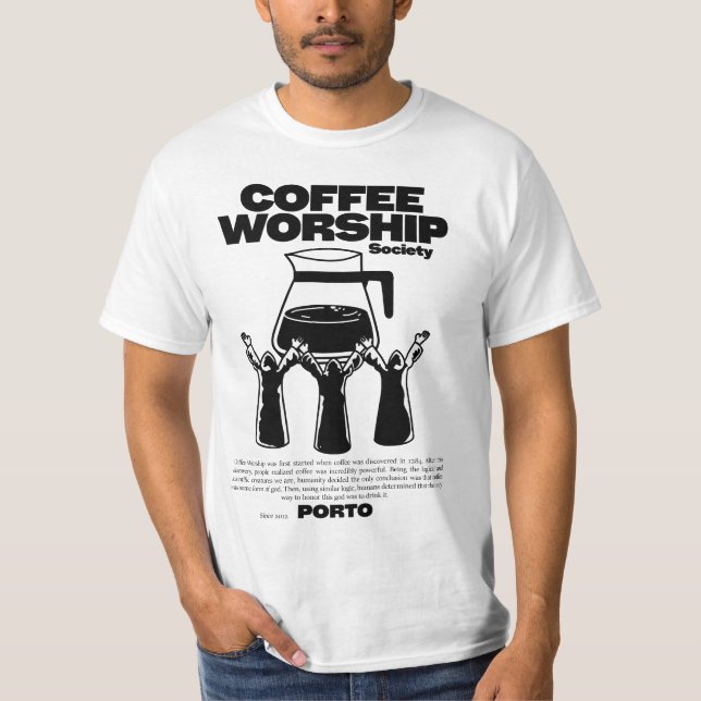 Camiseta Coffee Worship (Anverso)