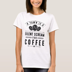 Camiseta Coffee Yawn