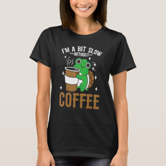 Camiseta Coffeeholic Caffeine Cute Turtle Coffee Lifestyle