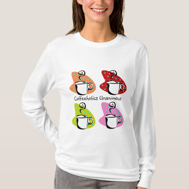 Camiseta Coffeeholics T-Shirts (Anverso)