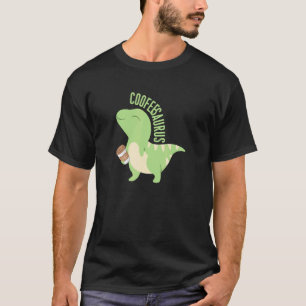 Camiseta Coffeesauro Café Dinosaurio Cute Dino Caffeine L