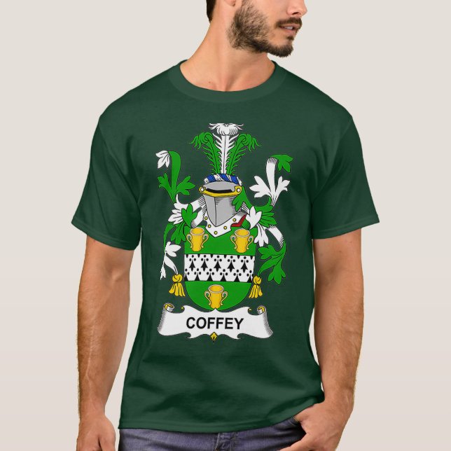 Camiseta Coffey Coat of Arms Family Crest (Anverso)