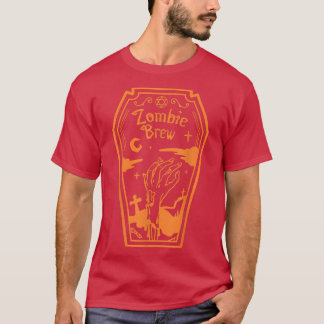 Camiseta Coffin de equipo zombi Feliz asuy Halloween Noche 