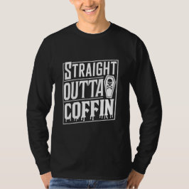 Camiseta Coffin De Salida Directa Gracioso Vampiro Hallowee