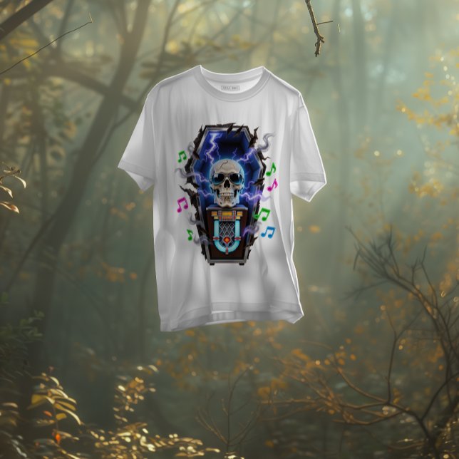 Camiseta Coffin Jukebox Skull - Electric Afterlife Tee (Subido por el creador)