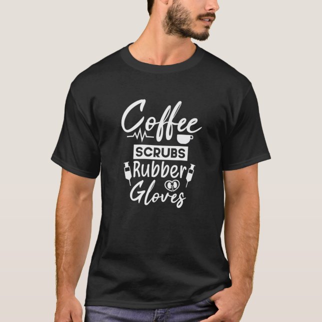 Camiseta Coffs Scrubs Rubber Gantes Dialysis divertida Tech (Anverso)