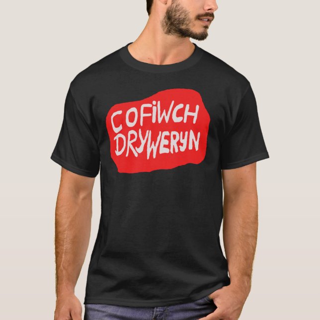 Camiseta Cofiwch Dryweryn (V3) Classic T-Shirt (Anverso)
