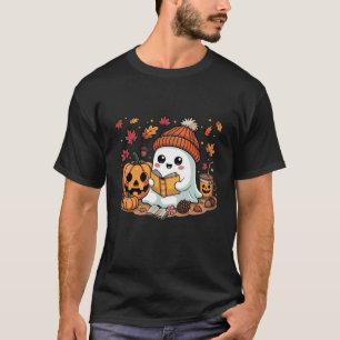 Camiseta Cofre de fantasmas lindos para amantes de la lectu