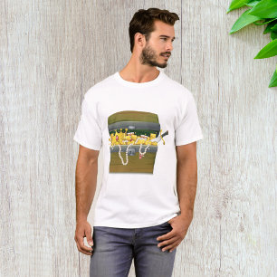 Camiseta Cofre del Tesoro Pirata con Joyas y Espada