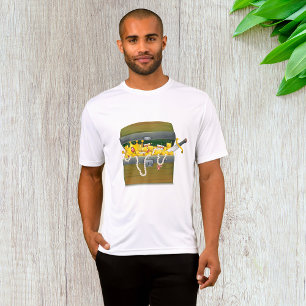 Camiseta Cofre del Tesoro Pirata con Joyas y Espada