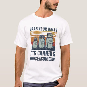 Camiseta Coge Tus Bolas Es Vintage De Temporada De Canción