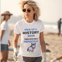 Coge un libro de historia. Luego vota por un demóc