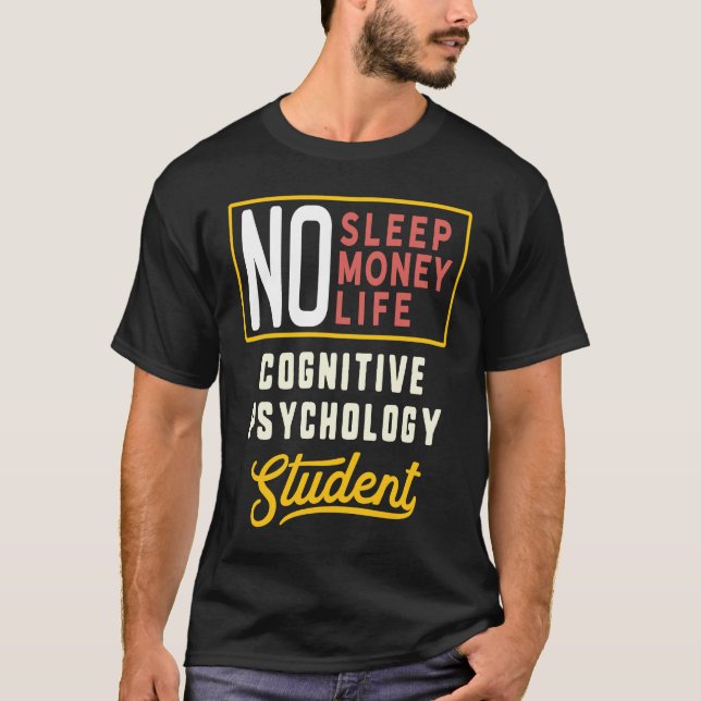 Camiseta Cognitive Psychology Major Studen Graduation (Anverso)