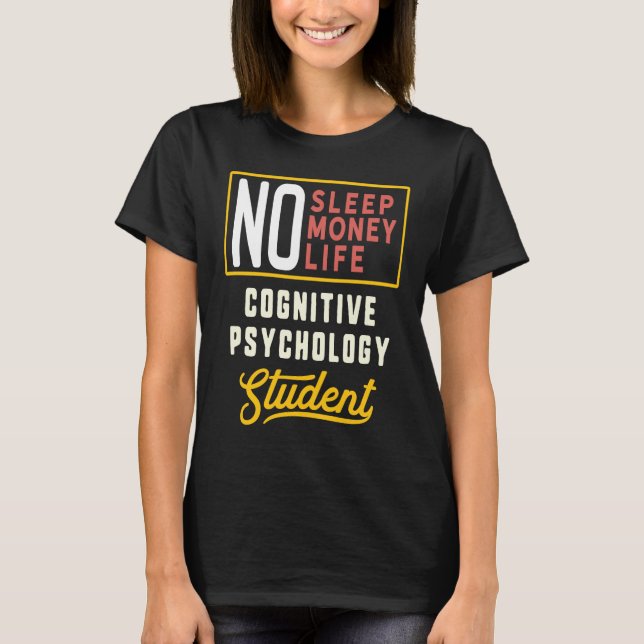 Camiseta Cognitive Psychology Major Studen Graduation (Anverso)