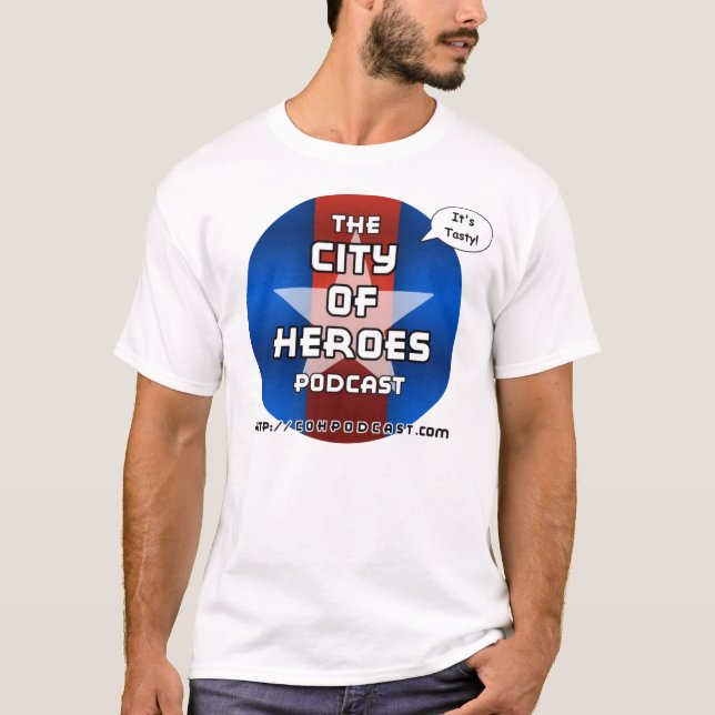 Camiseta CoH hace un podcast la estrella sabrosa (Anverso)