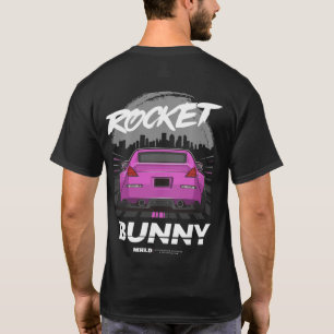 Camiseta Cohete de Ilustracion de coche
