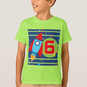 Camiseta Cohete de la Edad Verde Buque Espacio Ultraterrest