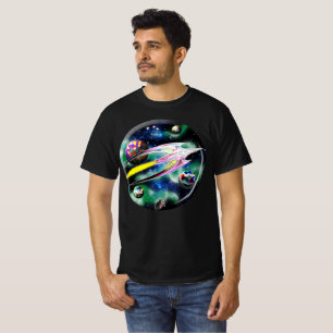 Camiseta Cohete de Vidrio