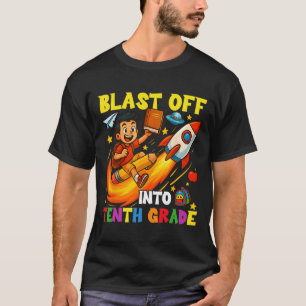 Camiseta Cohete despega hacia el divertido segundo año de v
