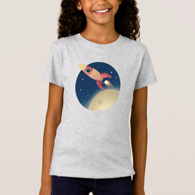 Camiseta Cohete espacial (Anverso)