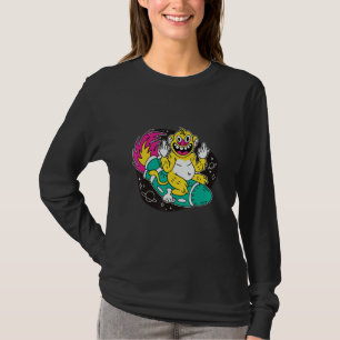 Camiseta Cohete Espacial de Mono