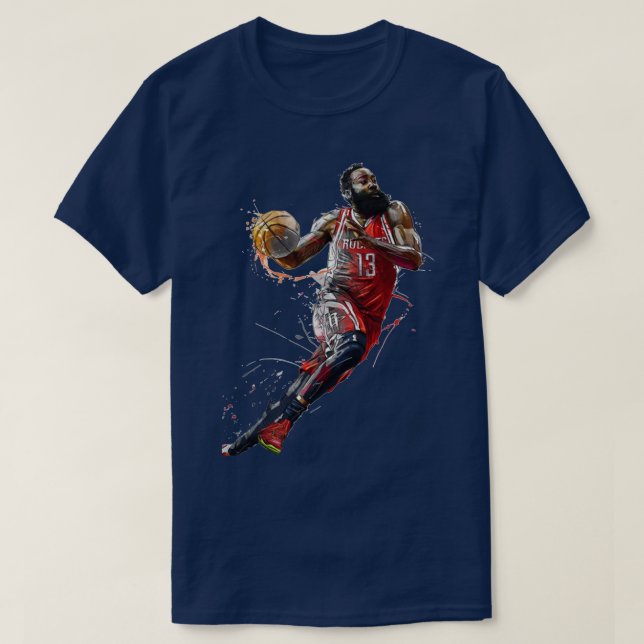 Camiseta cohete james harden (Diseño del anverso)