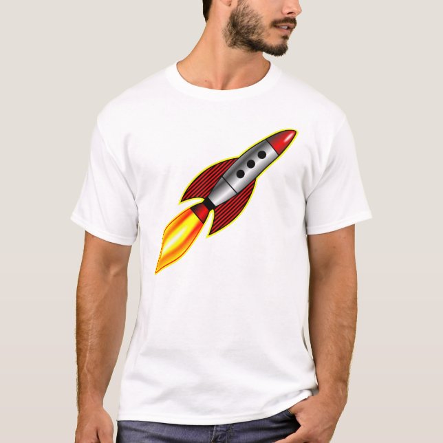 Camiseta Cohete - Personalizado (Anverso)