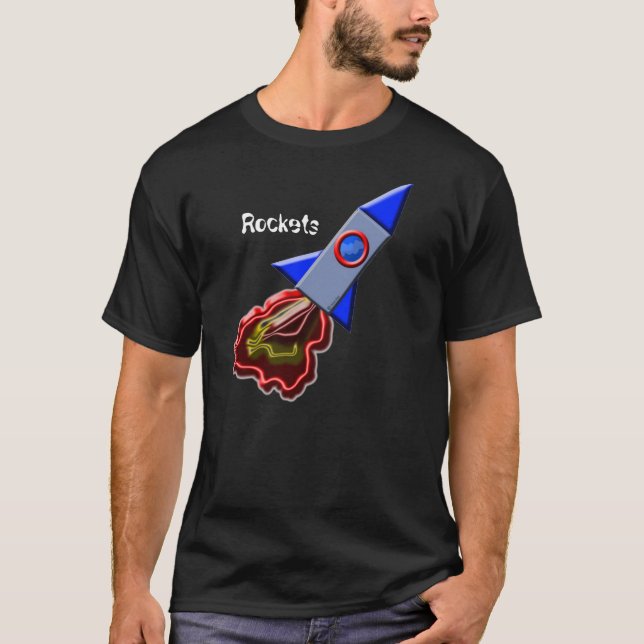 Camiseta cohete, Rockets (Anverso)