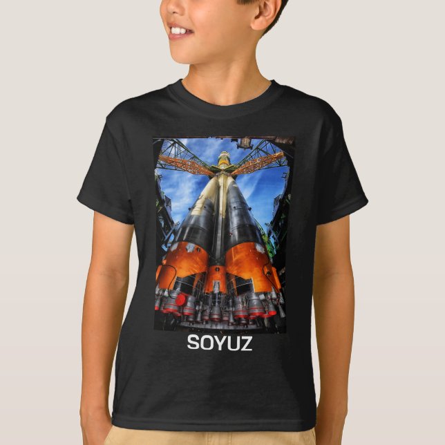Camiseta Cohete Soyuz En Pad (Anverso)