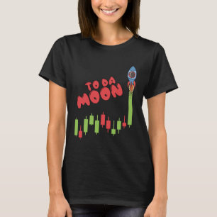 Camiseta Cohetes A La Luna Crypto Trading Rocket Stocks Y