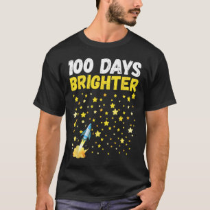 Camiseta Cohetes de 100 días más brillantes del centésimo d