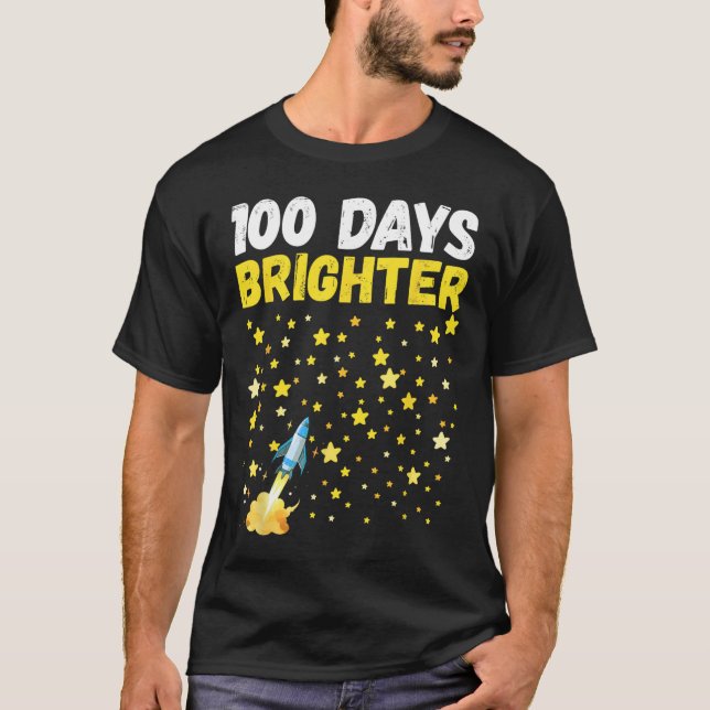 Camiseta Cohetes de 100 días más brillantes del centésimo d (Anverso)