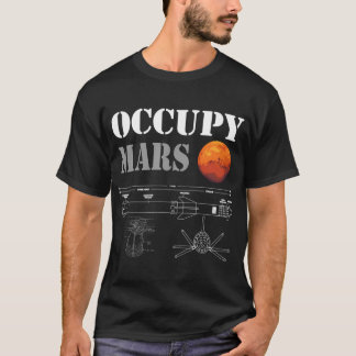 Camiseta Cohetes de la nave Occupy Mars