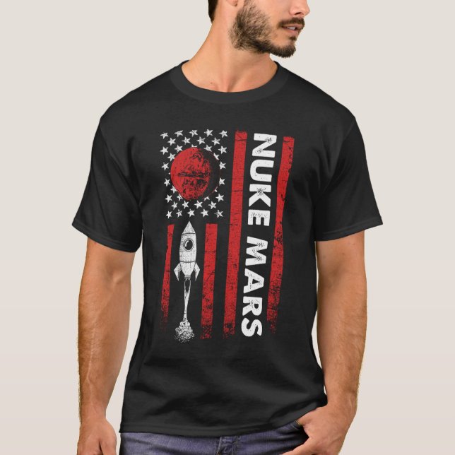 Camiseta Cohetes de los astronautas de Nuke Mars (Anverso)