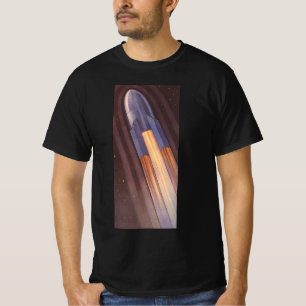 Camiseta Cohetes de naves espaciales de ciencia ficción vin