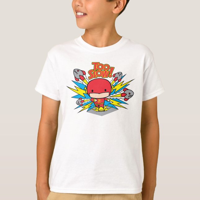 Camiseta Cohetes de salida de Flash Chibi (Anverso)