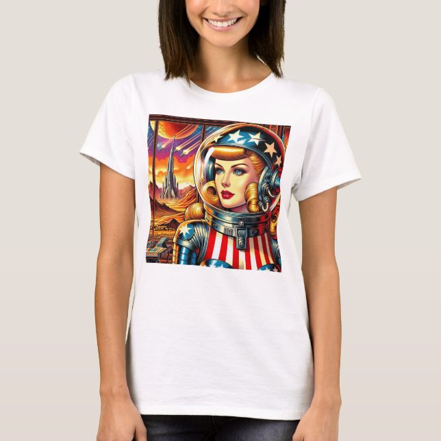 Camiseta Cohetes Entre las Estrellas  (Anverso)