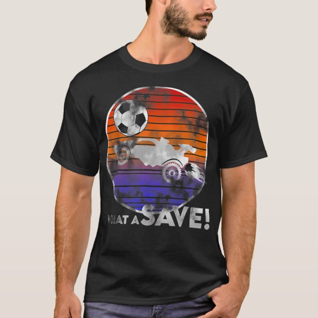 Camiseta Cohetes estilo retro RC Soccer Car League Gamer (Anverso)