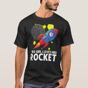 Camiseta Cohetes Guay Para Chicas Niños Rockets Espacial Ba