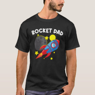 Camiseta Cohetes Guay Para Papá Padre Rockets Espacial Barc